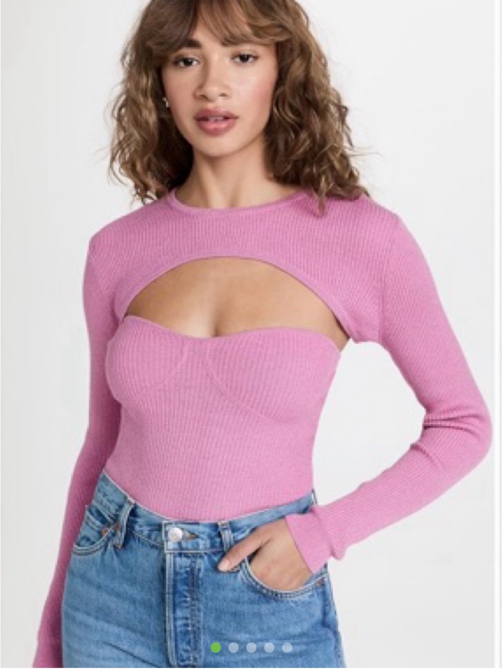 Wayf Matilda Strapless Sweater Set